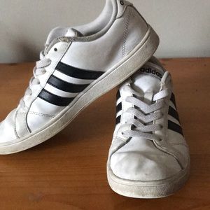 Adidas Black and White Superstar shoes!